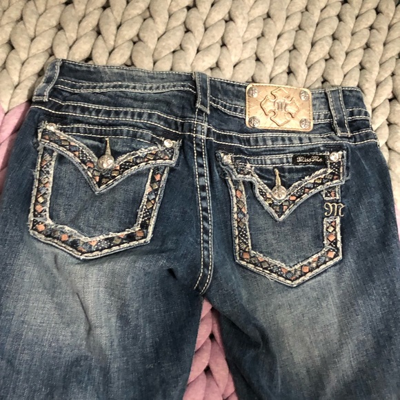Miss me Stretch Cropped jeans size 28 - Picture 4 of 10